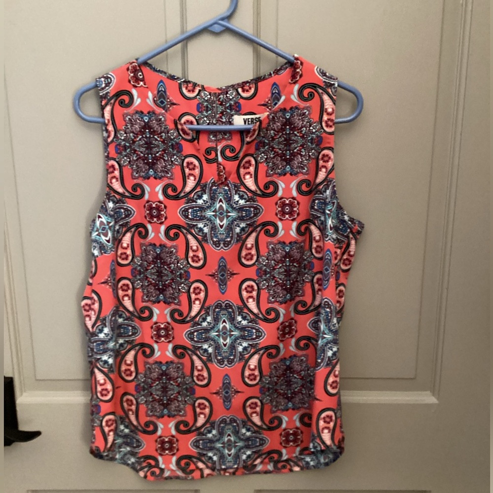 Women's Pink Patterned Top